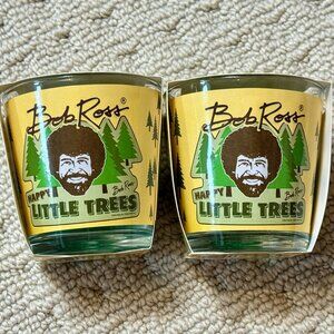2 Bob Ross Happy Little Trees Scented Candles 3oz Each